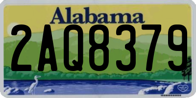 AL license plate 2AQ8379