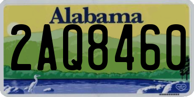 AL license plate 2AQ8460