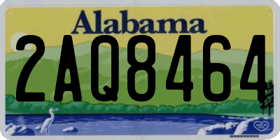 AL license plate 2AQ8464