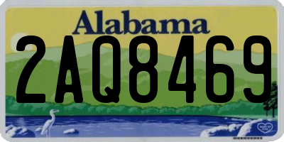 AL license plate 2AQ8469