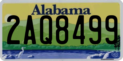AL license plate 2AQ8499