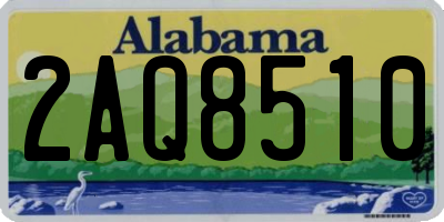 AL license plate 2AQ8510