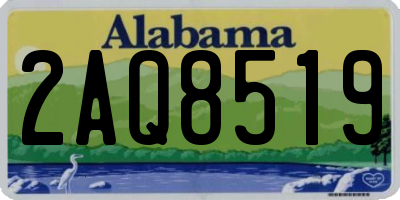 AL license plate 2AQ8519