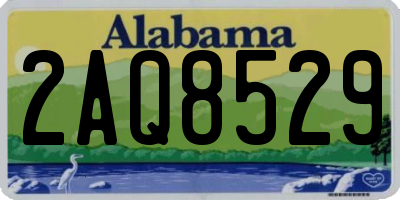 AL license plate 2AQ8529
