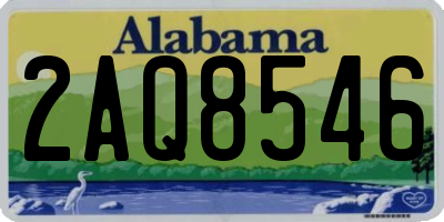 AL license plate 2AQ8546