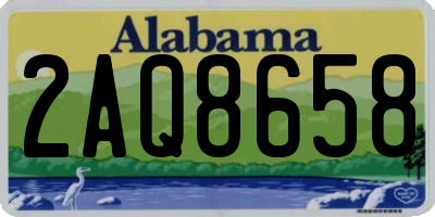 AL license plate 2AQ8658