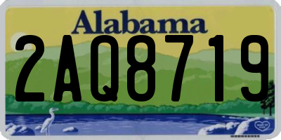 AL license plate 2AQ8719