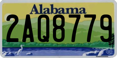 AL license plate 2AQ8779