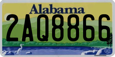 AL license plate 2AQ8866
