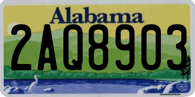 AL license plate 2AQ8903