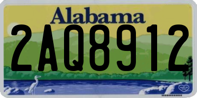 AL license plate 2AQ8912
