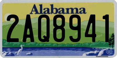 AL license plate 2AQ8941