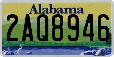 AL license plate 2AQ8946
