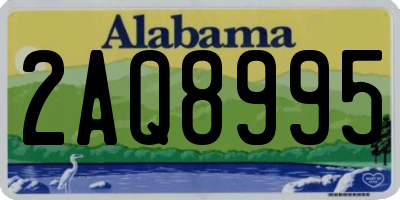 AL license plate 2AQ8995
