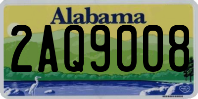 AL license plate 2AQ9008