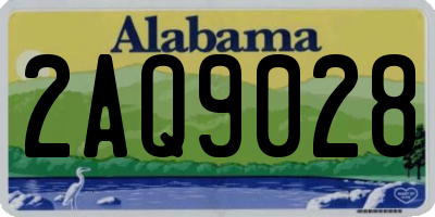 AL license plate 2AQ9028