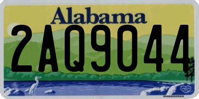 AL license plate 2AQ9044