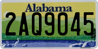 AL license plate 2AQ9045