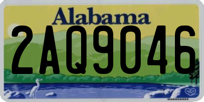 AL license plate 2AQ9046
