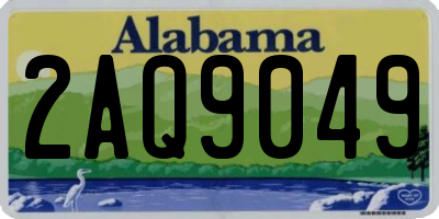 AL license plate 2AQ9049