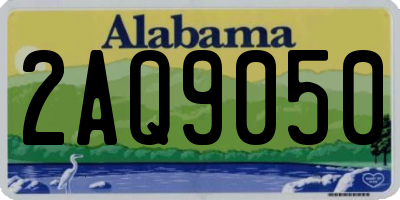AL license plate 2AQ9050
