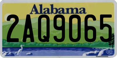 AL license plate 2AQ9065
