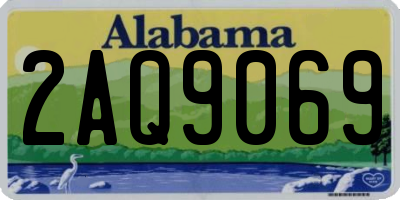 AL license plate 2AQ9069