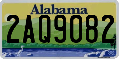 AL license plate 2AQ9082