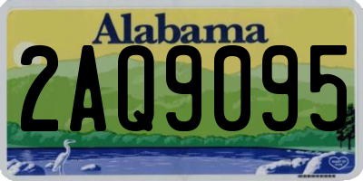 AL license plate 2AQ9095