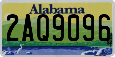 AL license plate 2AQ9096
