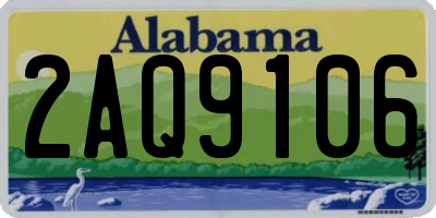 AL license plate 2AQ9106