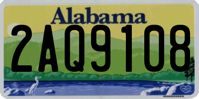 AL license plate 2AQ9108