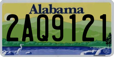 AL license plate 2AQ9121