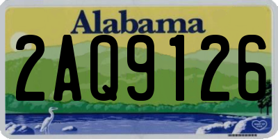 AL license plate 2AQ9126