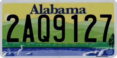 AL license plate 2AQ9127