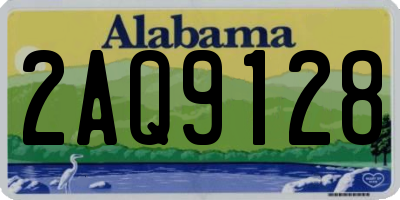 AL license plate 2AQ9128