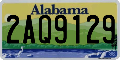 AL license plate 2AQ9129