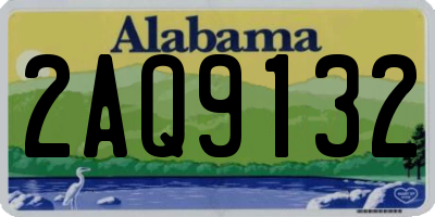AL license plate 2AQ9132