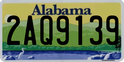 AL license plate 2AQ9139