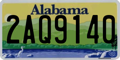 AL license plate 2AQ9140