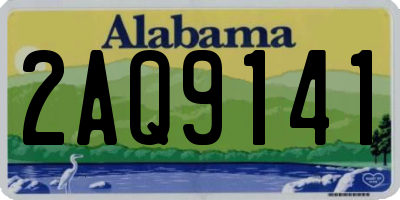 AL license plate 2AQ9141