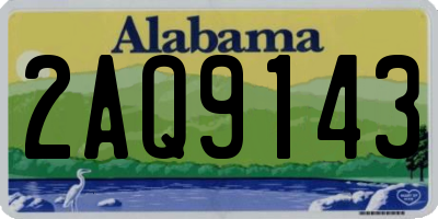 AL license plate 2AQ9143