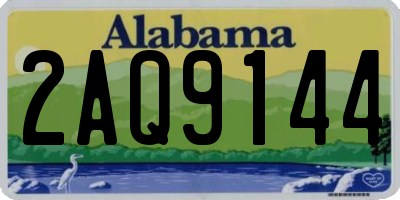 AL license plate 2AQ9144