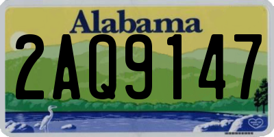 AL license plate 2AQ9147
