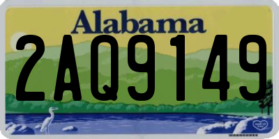 AL license plate 2AQ9149