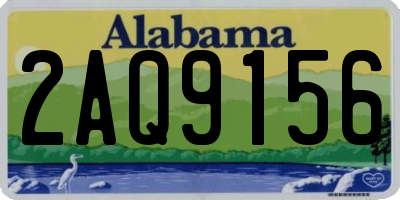 AL license plate 2AQ9156