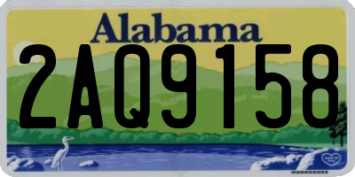 AL license plate 2AQ9158