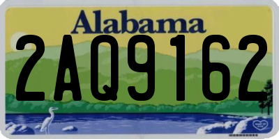AL license plate 2AQ9162