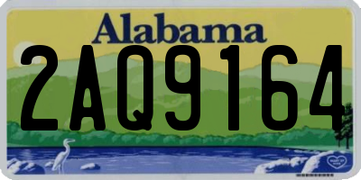 AL license plate 2AQ9164