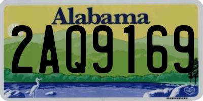 AL license plate 2AQ9169